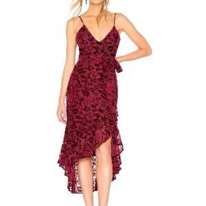 Lovers + Friends High Low Tie Waist Low Back Size M